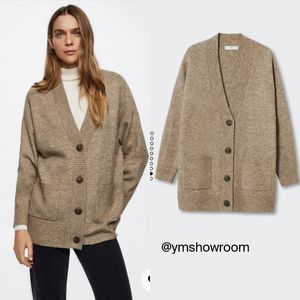 🔥Last 1🔥MANGO Oversized cardigan